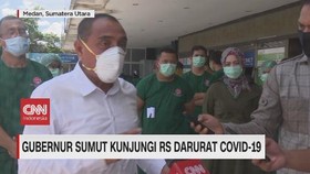 VIDEO: Gubernur Sumut Kunjungi RS Darurat Covid-19