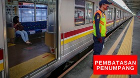 VIDEO: Penumpang KRL Dibatasi Pasca 3 Positif Covid-19