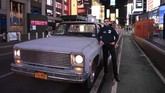 Tanpa Kemacetan Kolektor Mobil Mewah Ambil Alih Times Square In this April 29, 2020 photo, Mike Hodurski poses with his 1977 Chevy pickup in New York's Times Square during the coronavirus pandemic.