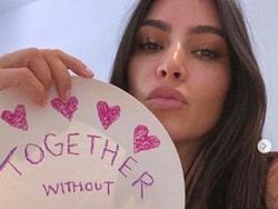 Kim Kardashian Desain Piring untuk Bantu Korban Kelaparan Pandemi Corona
