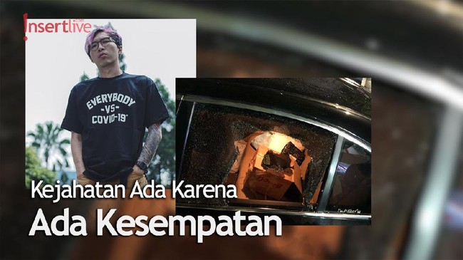 Alami Kemalingan, Dr Tirta: Kejahatan Ada Karena Kesempatan