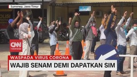 VIDEO: Wajib Senam Demi Dapatkan SIM