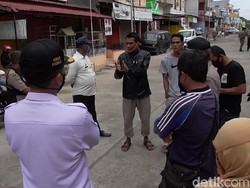 Penertiban Lapak Pedagang di Zona Merah Corona Polman Diwarnai Aksi Protes
