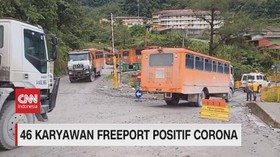 VIDEO: 46 Karyawan Freeport Positif Corona