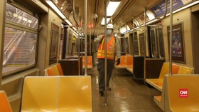 VIDEO: Efek Pandemi, Subway New York Dihentikan Sementara