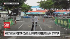 VIDEO: Karyawan Positif Covid-19, Pusat Perbelanjaan Ditutup