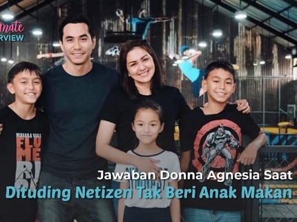 Jawaban Donna Agnesia Saat Dituding Netizen Tak Beri Anak Makan