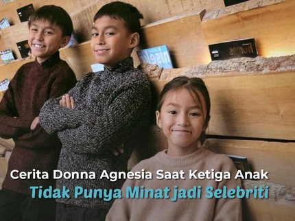 Cerita Donna Agnesia Saat Ketiga Anak Tidak Punya Minat jadi Selebriti