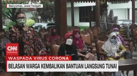 VIDEO: Belasan Warga Kembalikan Bantuan Langsung Tunai