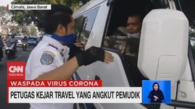 VIDEO: Petugas Kejar Travel Yang Angkut Pemudik