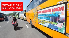 VIDEO : Bikin Bingung, Operator Bus Tetap Stop Operasional