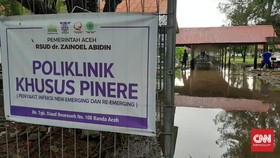 Banda Aceh Banjir, Satu Ruang Isolasi di RSUZA Ikut Tergenang