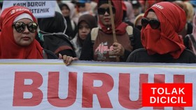 VIDEO: Serikat Buruh Menolak THR Dicicil Maupun Ditunda