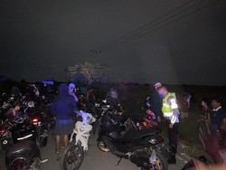 Polisi Bubarkan Aksi Balap Liar di Pinrang, Pelaku Kocar-kacir