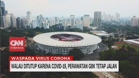 VIDEO: Ditutup Karena Covid-19, Perawatan GBK Tetap Jalan