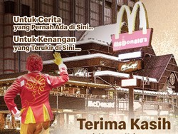 McD Sarinah, Gerai Pertama di Indonesia Ada Kemungkinan Buka Lagi