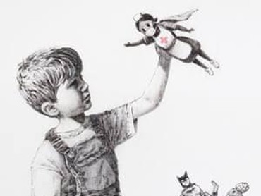 Dua Cetakan Karya Seni Banksy yang Dilelang Massive Attack Laku Rp3 M