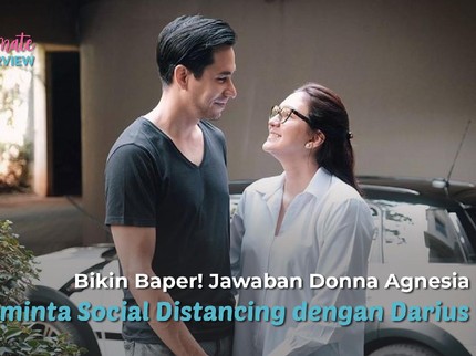 Bikin Baper! Jawaban Donna Agnesia Saat Diminta Social Distancing dengan Darius