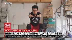 VIDEO: Berolah Raga Tanpa Alat Saat PSBB