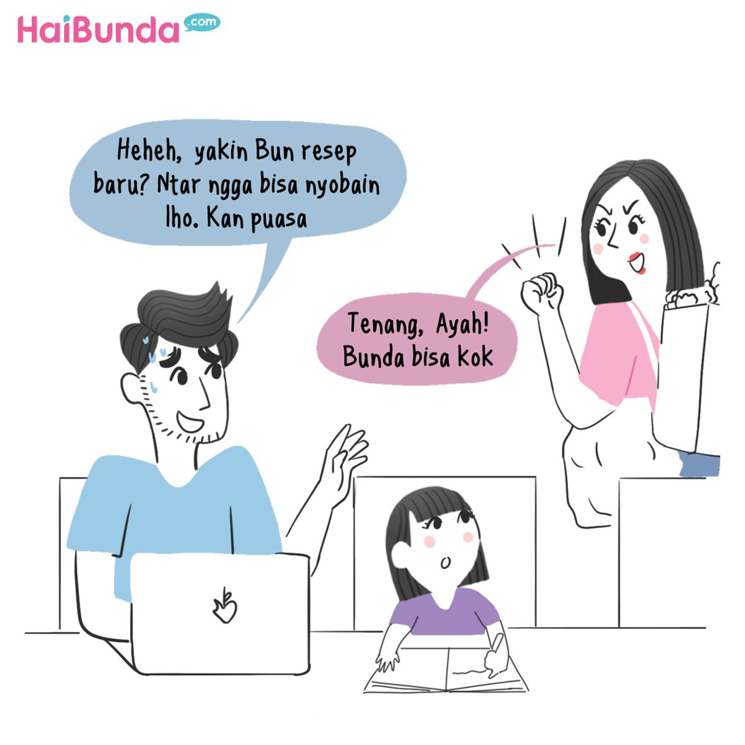 Komik Mencoba Resep Baru