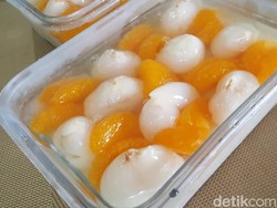 Resep Puding Jelly Soya Leci yang manis Segar