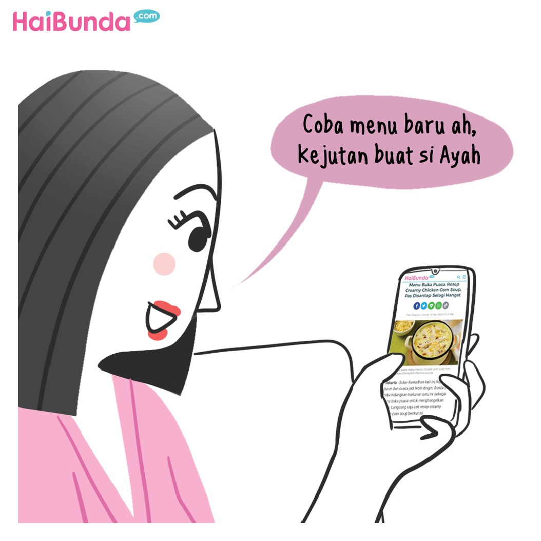 Komik Mencoba Resep Baru