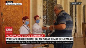 VIDEO: Warga Suriah Kembali Jalani Salat Jumat Berjemaah