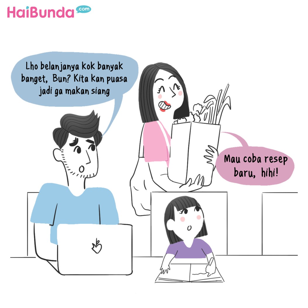 Komik Mencoba Resep Baru