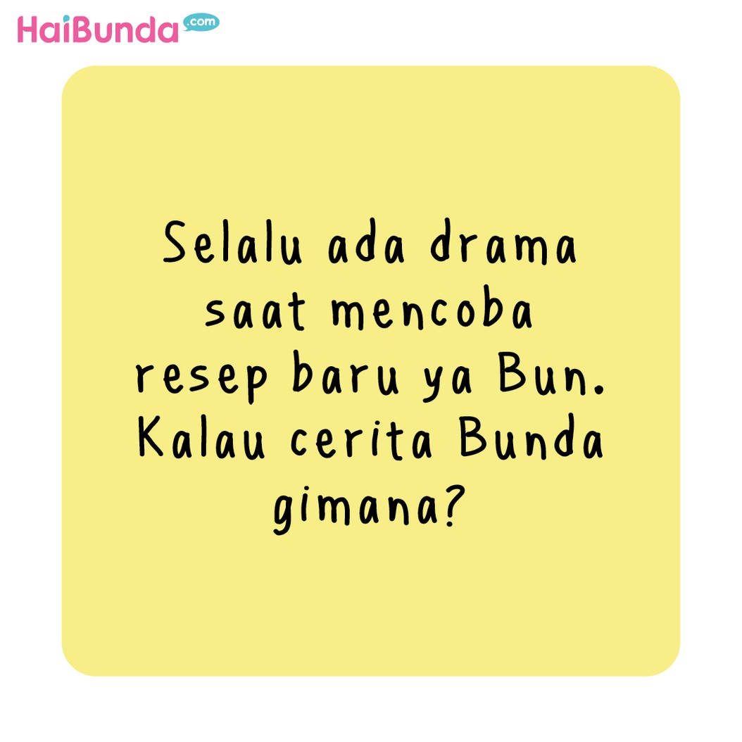 Komik Mencoba Resep Baru