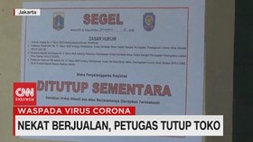 VIDEO: Nekat Berjualan, Pedagang Pasrah Toko DItutup Petugas