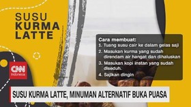 VIDEO: Susu Kurma Latte, Minuman Alternatif Buka Puasa