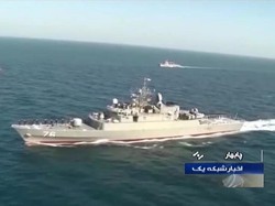 Penampakan Kapal Perang Iran yang Tertembak Rudal Teman Sendiri