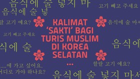 Kalimat 'Sakti' bagi Turis Muslim di Korea Selatan
