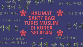 Kalimat 'Sakti' bagi Turis Muslim di Korea Selatan