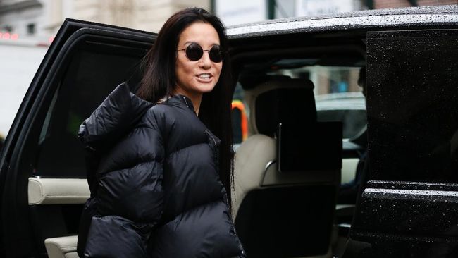 NEW YORK, NEW YORK - FEBRUARY 11: American fashion designer Vera Wang is seen leaving her Vera Wang show during New York Fashion Week on February 11, 2020 in New York City.   Donell Woodson/Getty Images/AFP