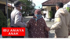 VIDEO: Ibu Bacok Anak Karena Dilarang Mudik