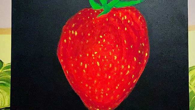 Noah Sinclair Hadiahkan BCL Lukisan Buah Stroberi Inikah Noah Sinclair Hadiahkan BCL Lukisan Buah Stroberi Inikah