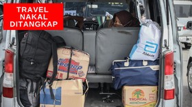 VIDEO: Polisi Tangkap Ratusan Travel Antar Pemudik Saat PSBB