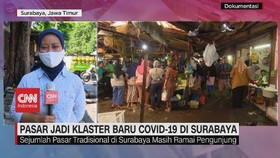 VIDEO: Pasar Jadi Klaster Baru Covid-19 di Surabaya