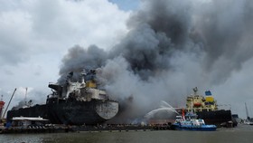 Awak Kapal Tanker Terbakar di Sri Lanka Ditemukan Tewas