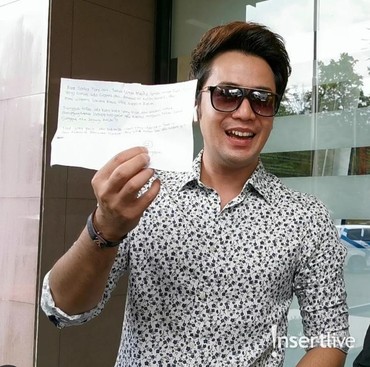 Roy Kiyoshi Titip Surat Manis untuk Penggemar lewat Kris Hatta