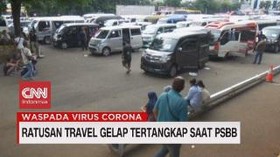 VIDEO: Ratusan Travel Gelap Tertangkap Saat PSBB