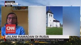 VIDEO: Jalani Puasa Ramadan 17 Jam di Kazan, Rusia