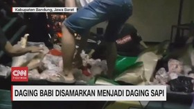 VIDEO: Daging Babi Disamarkan Menjadi Daging Sapi