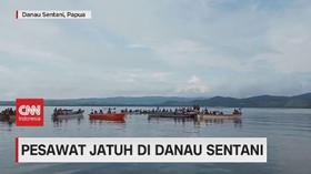 VIDEO: Pesawat Cessna Milik MAF Jatuh di Danau Sentani