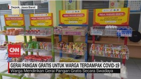 VIDEO: Gerai Pangan Gratis untuk Warga Terdampak Covid-19