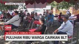VIDEO: Puluhan Ribu Warga Cairkan BLT