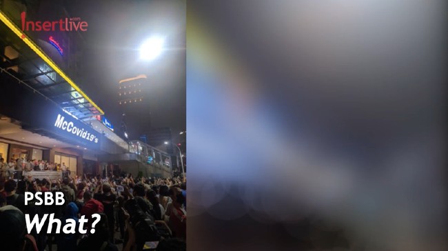 Ramainya Massa di Penutupan Mcd Sarinah, Muncul sindiran dengan tagar McCovid