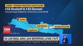 VIDEO: KA Luar Biasa Jarak Jauh Beroperasi Layani 3 Rute