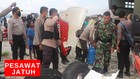 VIDEO: Pesawat Pembawa Logistik Jatuh di Danau Sentani